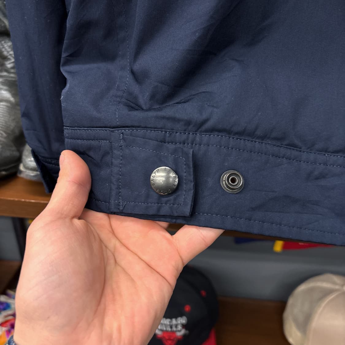 90s 폴로 랄프로렌 플리스 라이닝 페리자켓 샴페인 포니 N624 상품이미지8