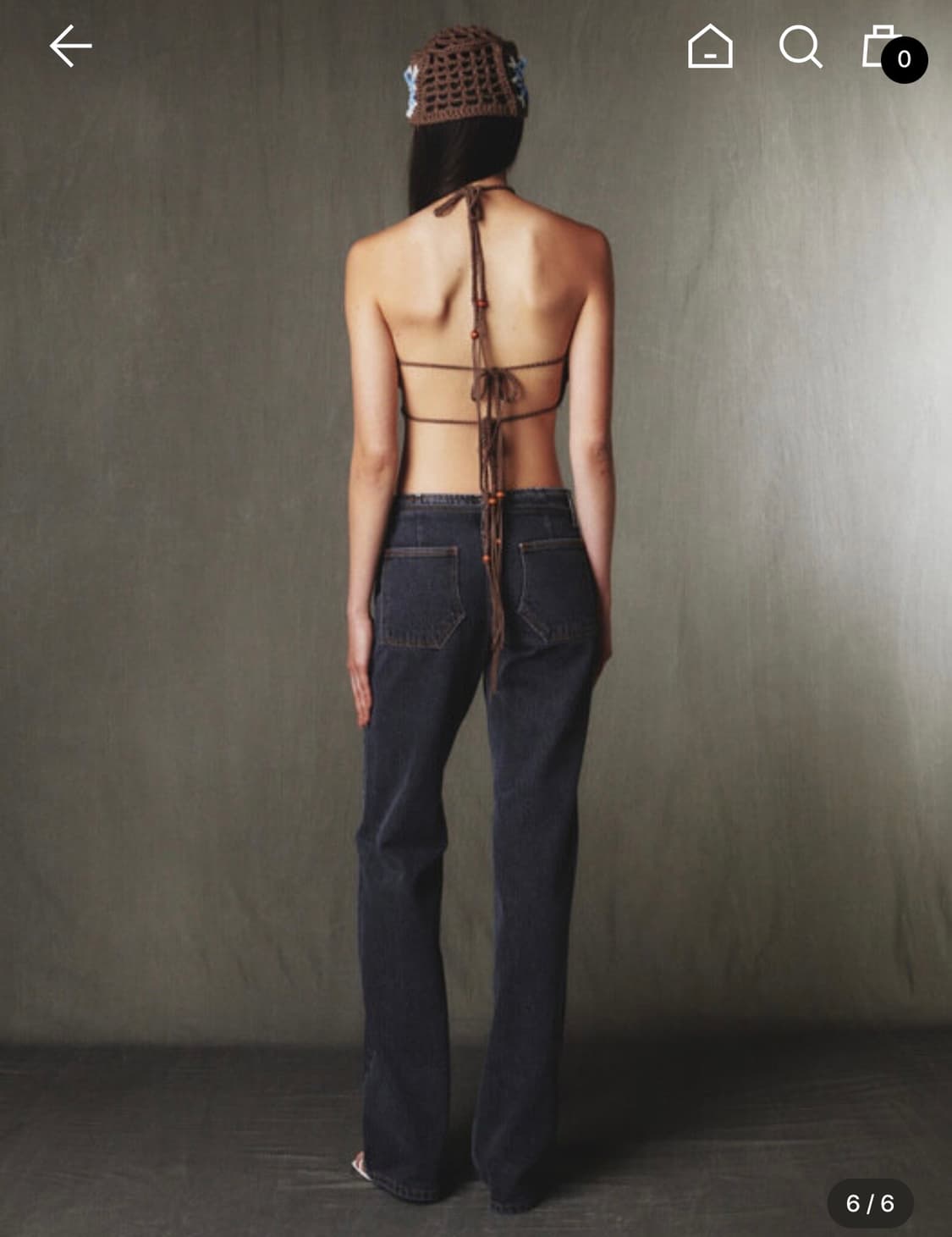 기준 치코 진 챠콜 데님 상품이미지6