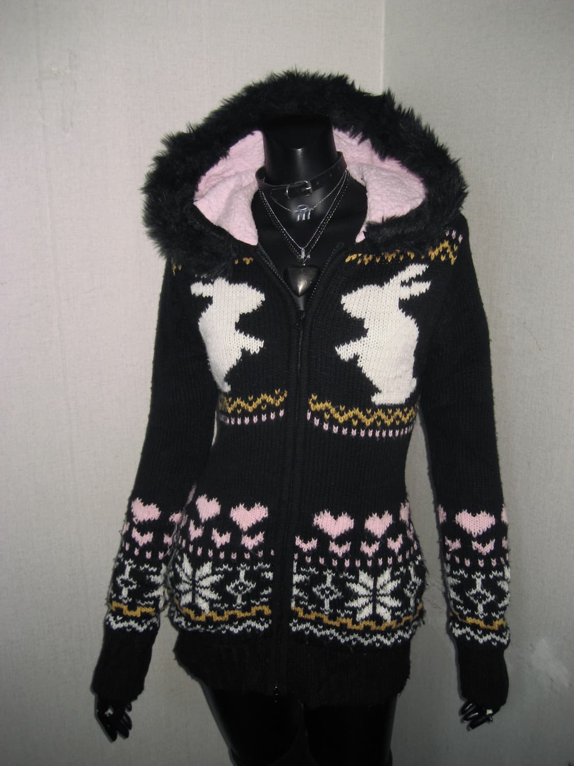 리즈리사돌 LIZ LISA doll 코위찬 노르딕 퍼 니트가디건 히메갸루 상품이미지9