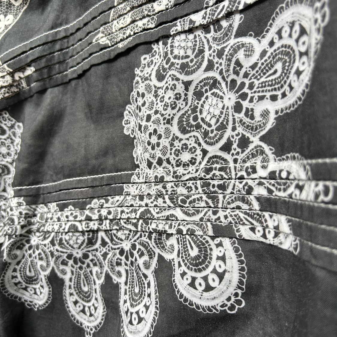 Ethnic Pattern Ruffle Transformed Skirt  상품이미지6