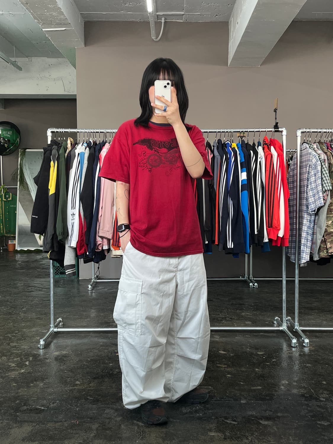 리바이스 모터사이클 프린팅 반팔 티셔츠 상품이미지4