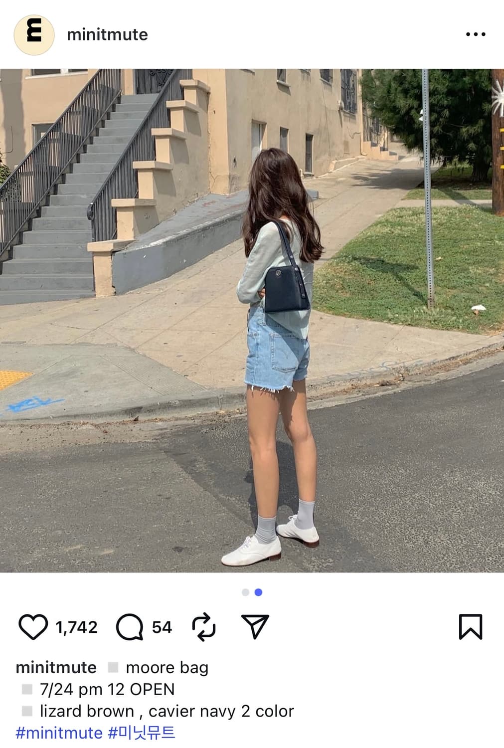 미닛뮤트 무어백 캐비어 네이비 상품이미지3