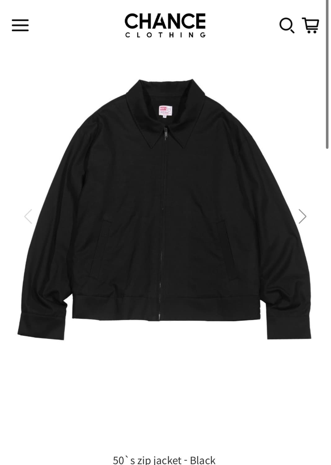 [L] 더긱스 50’s 집 자켓  상품이미지1