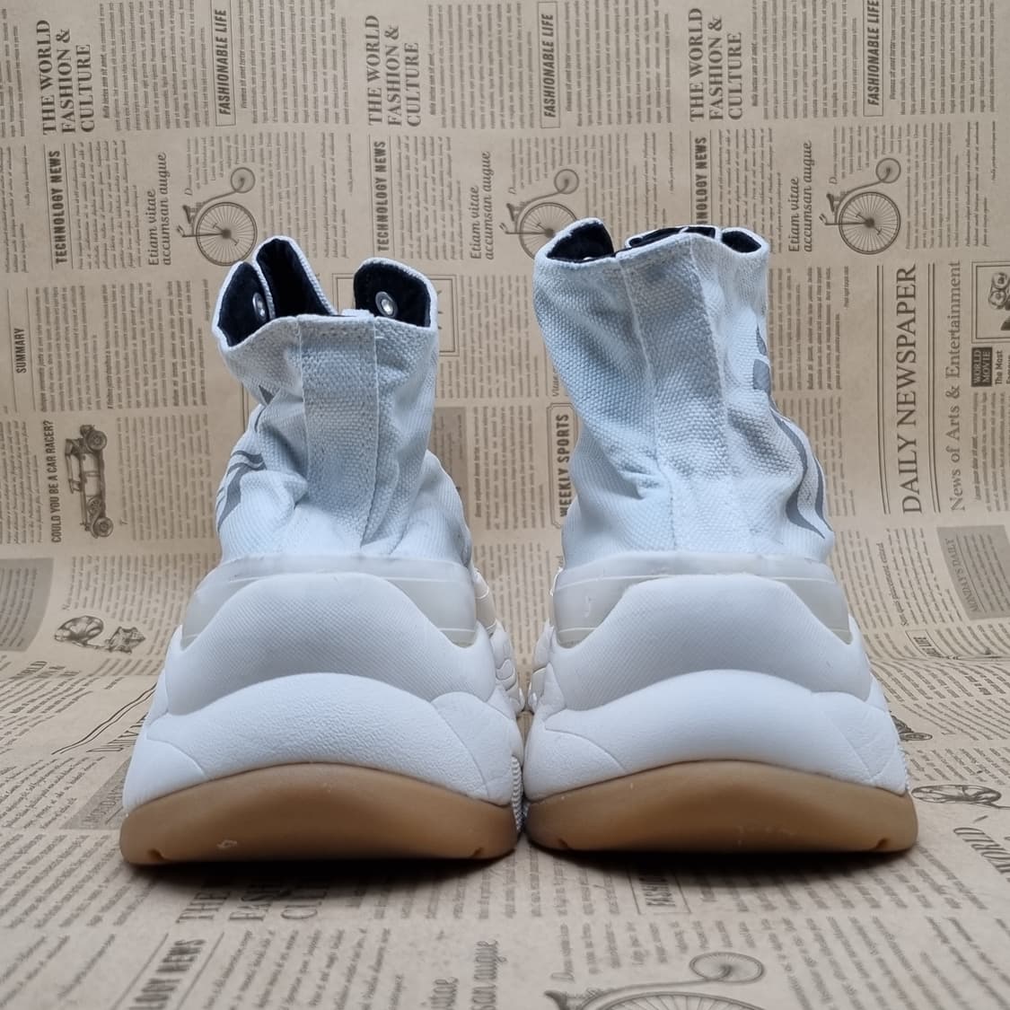 MLB 양키스 하이탑 스니커즈 화이트 280 상품이미지4