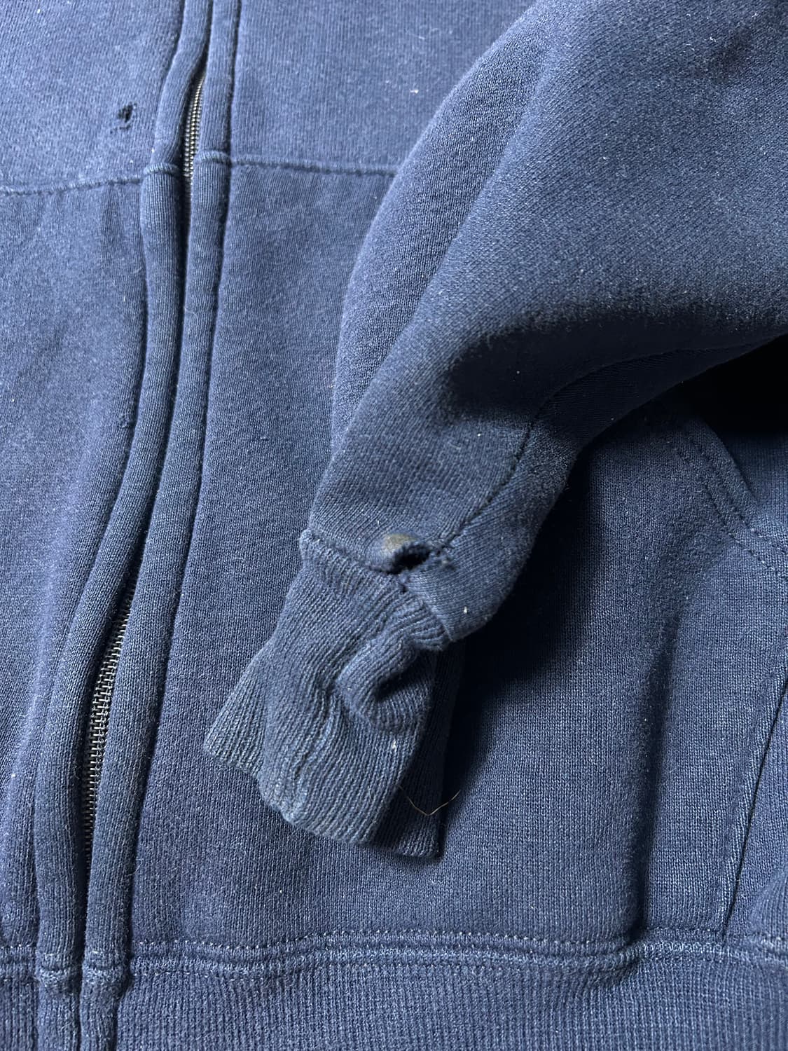 USA 90년대 러셀 애슬레틱 풀집업 저지 판매 상품이미지4