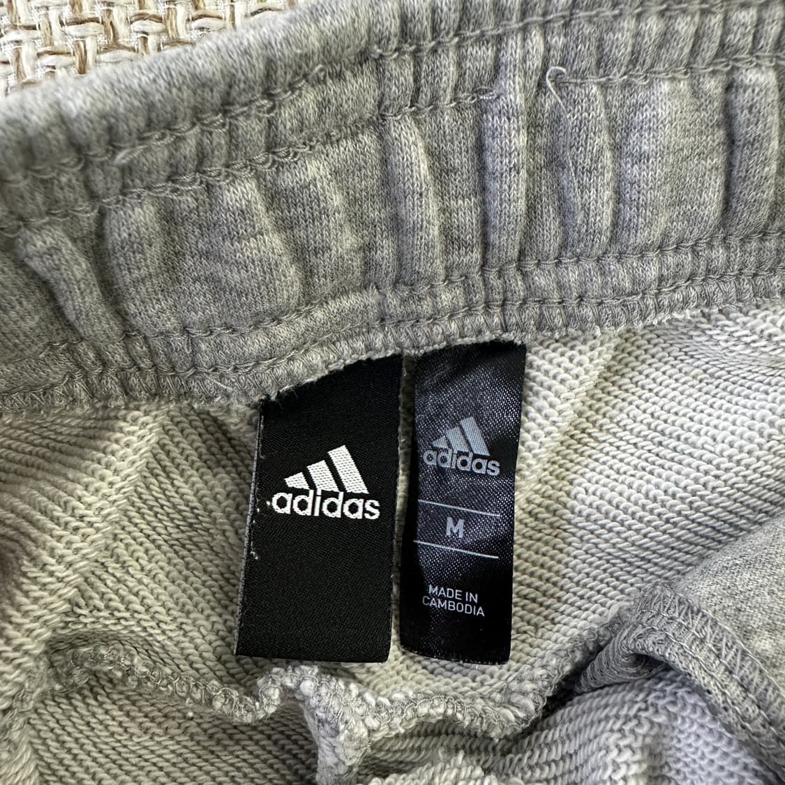 M 오리지널 삼선 스웻 반바지 0403D 상품이미지2