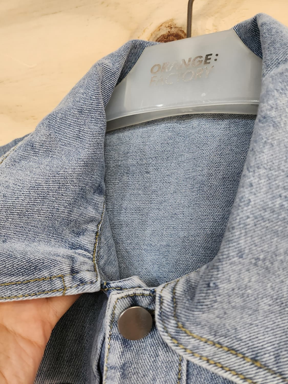 174) 여성 데님 숏 베스트 상품이미지3