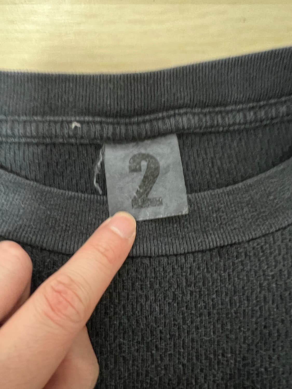 도넛리벤지 와플 롱슬리브 2사이즈 상품이미지2