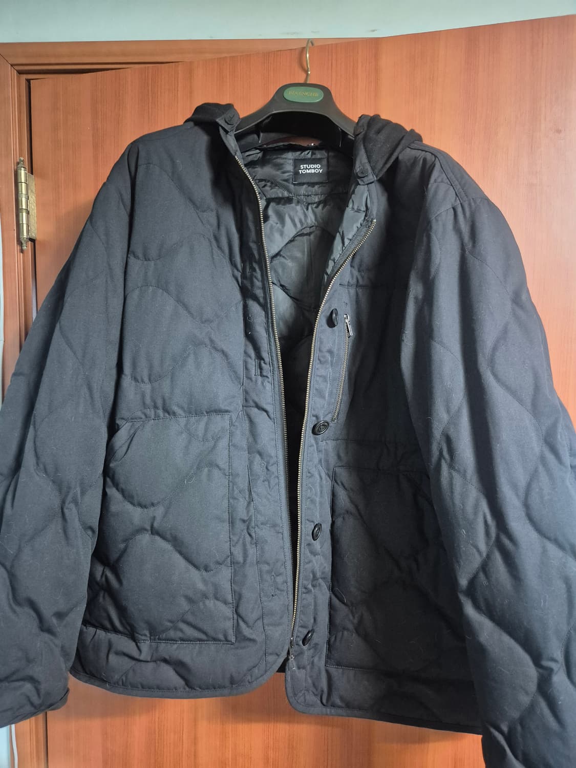 스튜디오 톰보이 후드퀄팅 자켓 상품이미지1