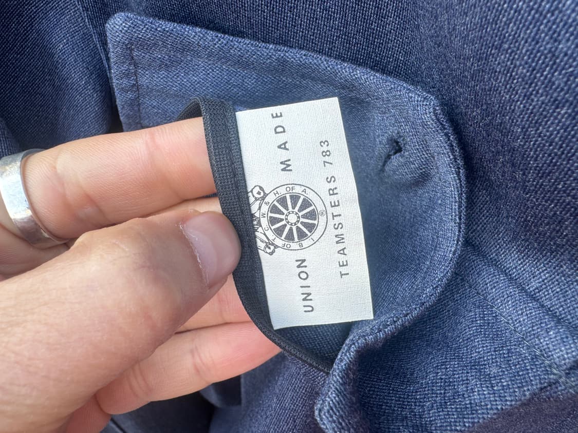50s 빈티지 유니온메이드 게버딘 윕코드 워크 자켓 38 상품이미지8
