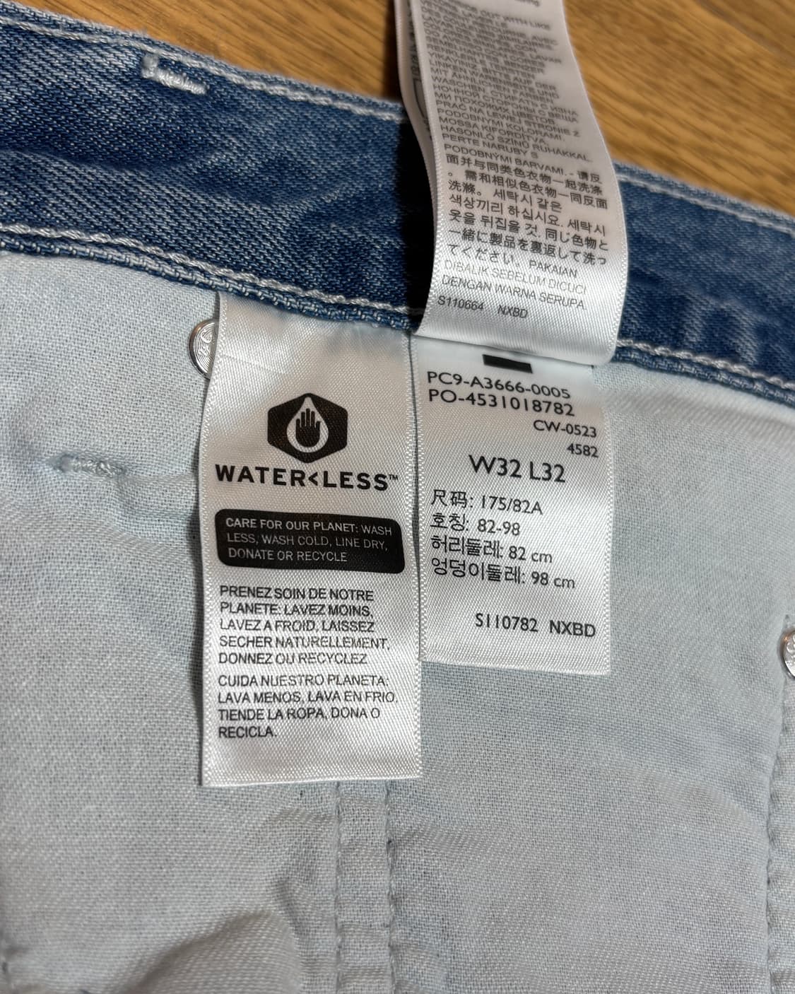 (32x32) 리바이스 실버탭 스트레이트 A3666-0005 상품이미지6