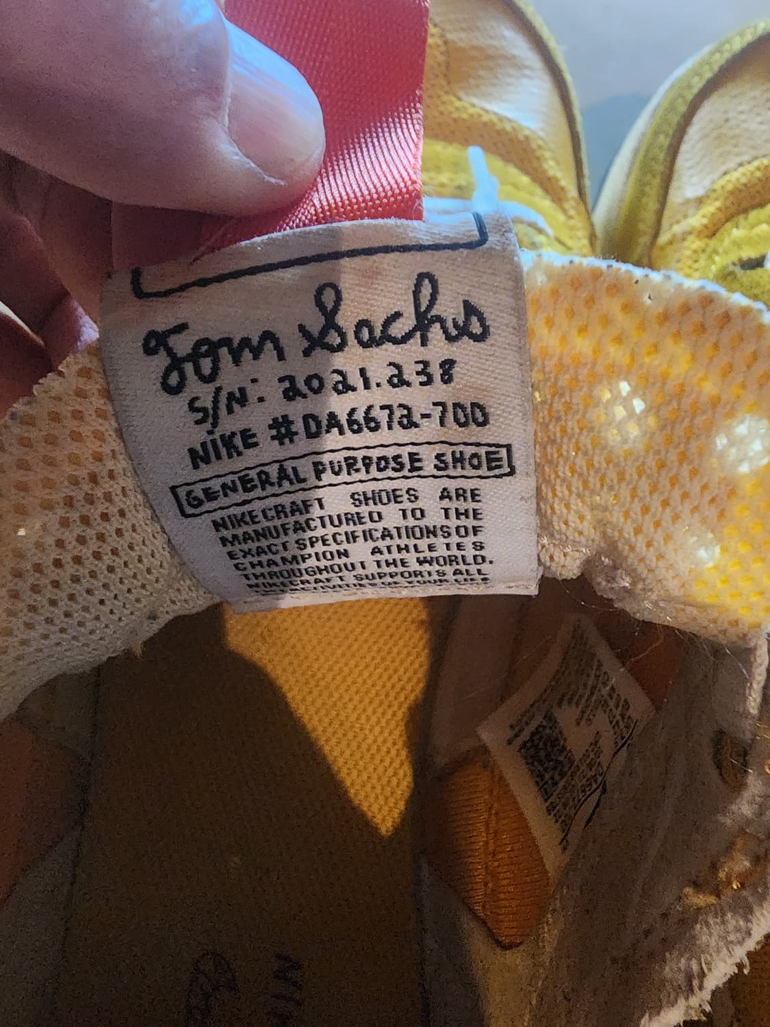 나이키 톰삭스 제너럴 퍼포즈 슈 아카이브 팜. 270mm 운동화 스니커즈 상품이미지8