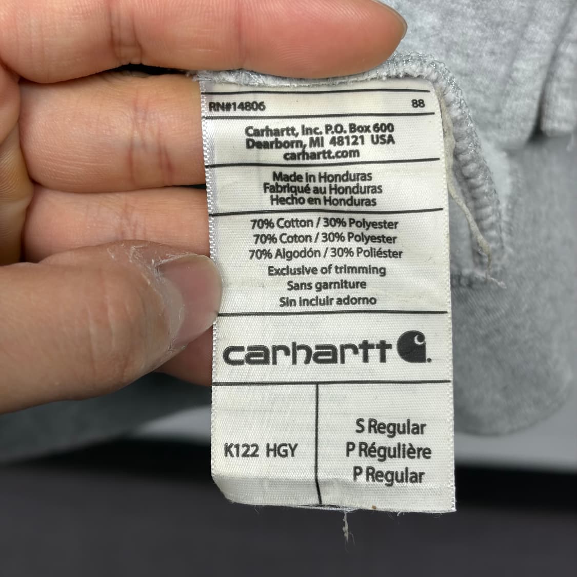 칼하트 후드집업 상품이미지6