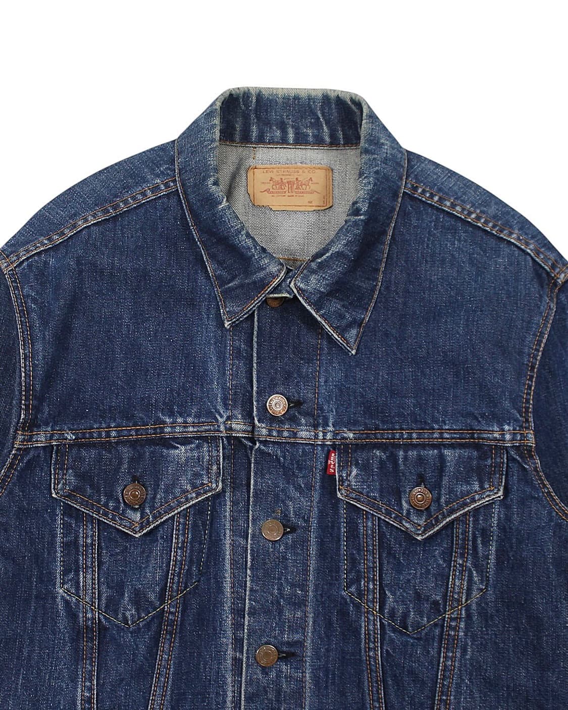 1960s USA 리바이스 70505 데님 자켓 빅E 빈티지 미국제 상품이미지4