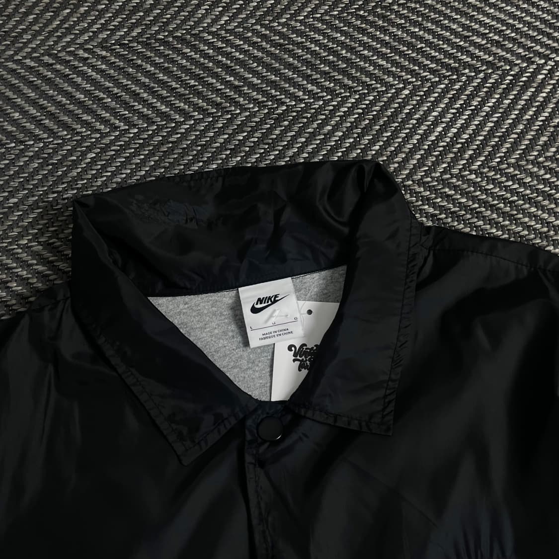 나이키 클럽 우븐 코치 자켓 블랙y 3590 상품이미지5