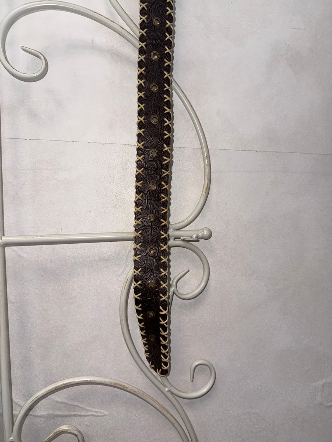 Brown oriental embossing stitch belt 상품이미지7