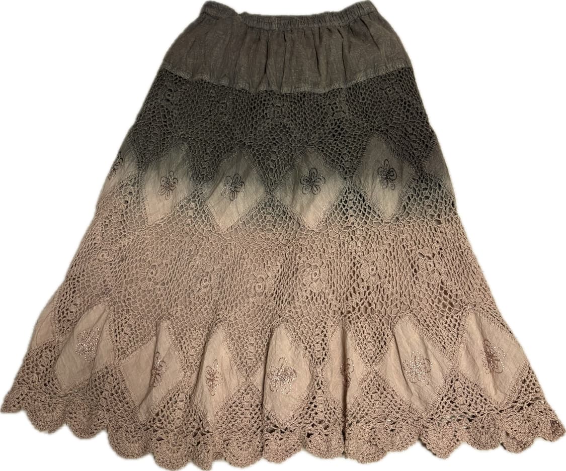 빈티지 그런지페어리 모리걸 크로셰 스커트 상품이미지2