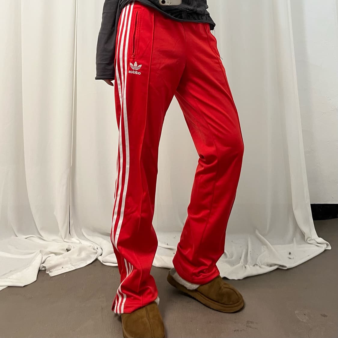 Adidas Red Firebird Track Pants 상품이미지2