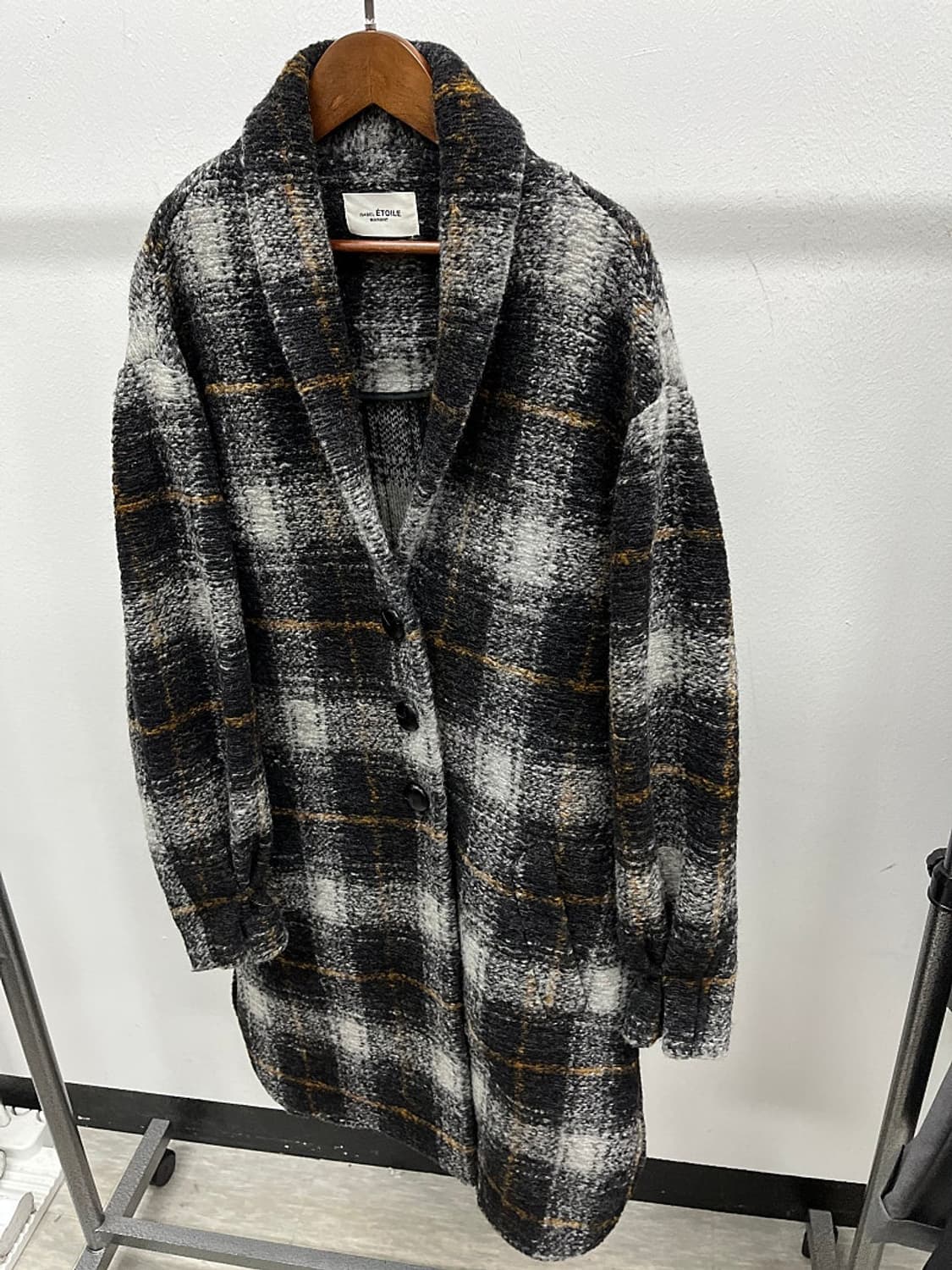 여) 이자벨마랑 가브리엘 체크코트  상품이미지1