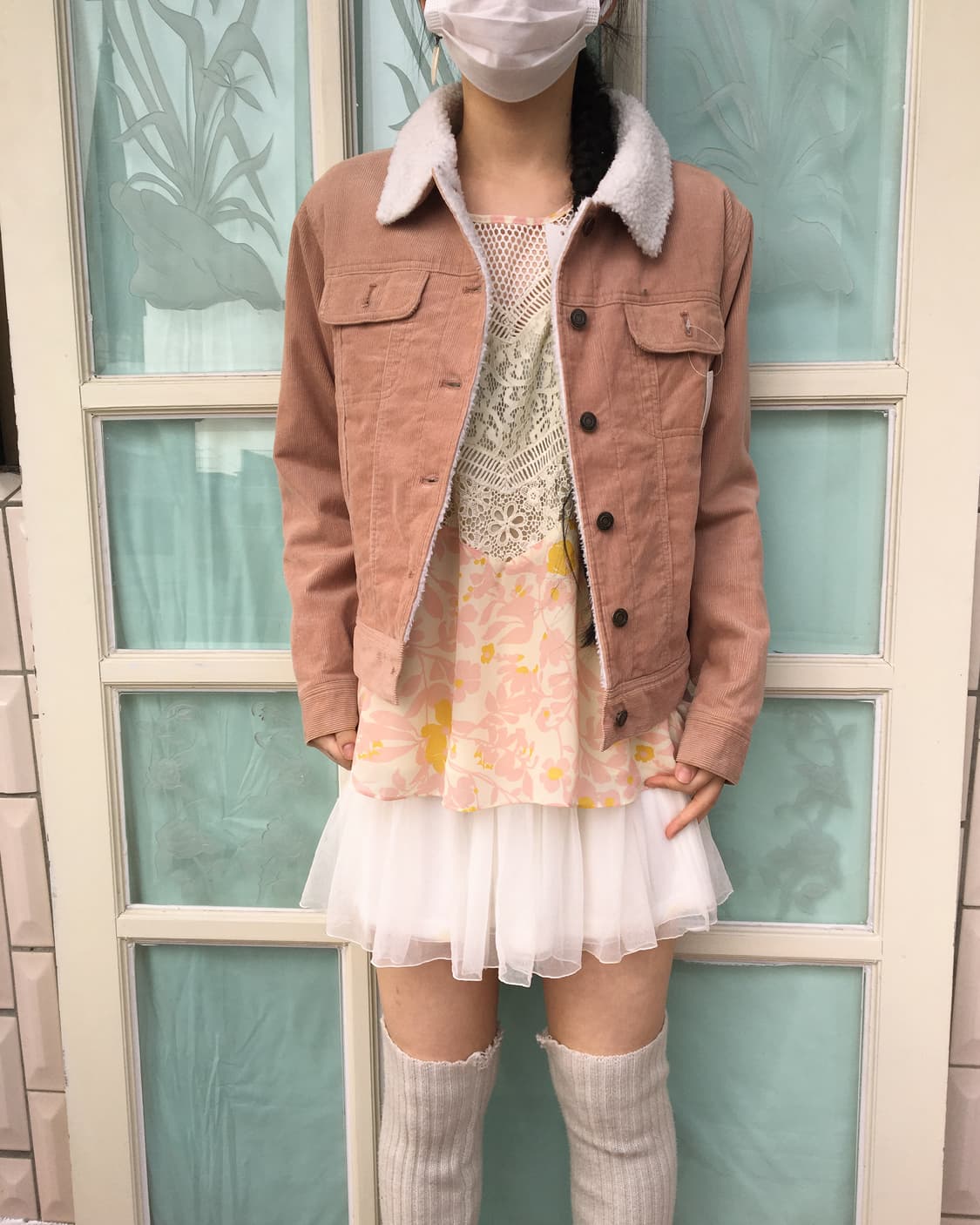 Fake fur corduroy mustang 상품이미지1