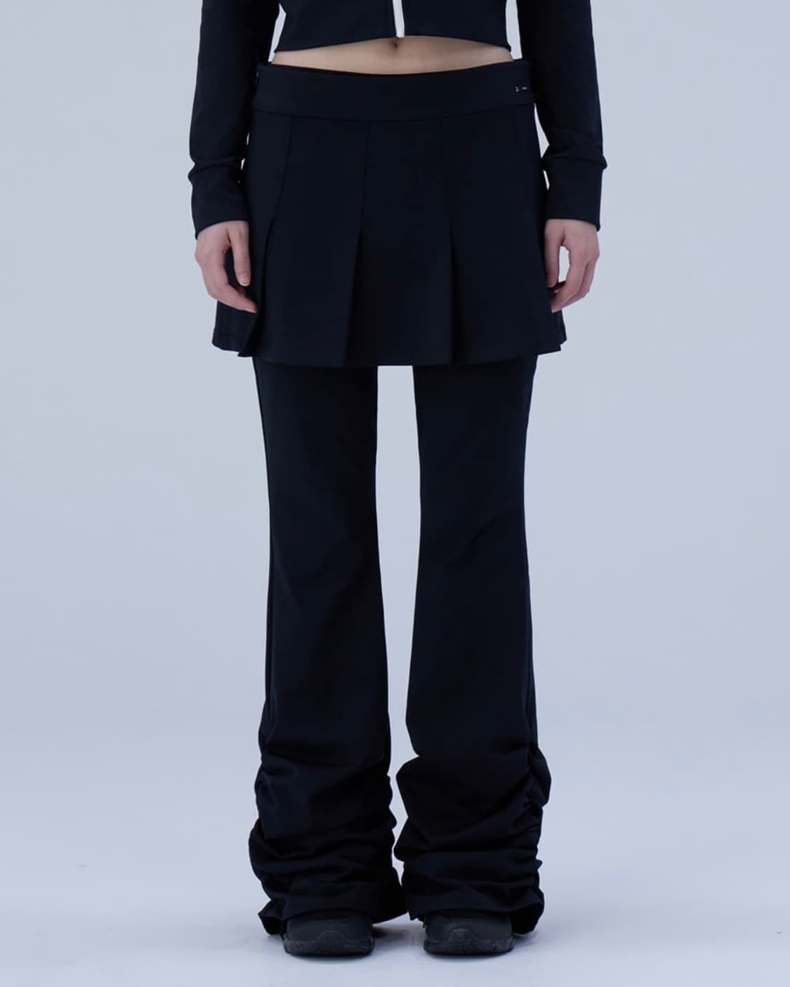 미세키서울 스커트 셔링 팬츠 세트 상품이미지1