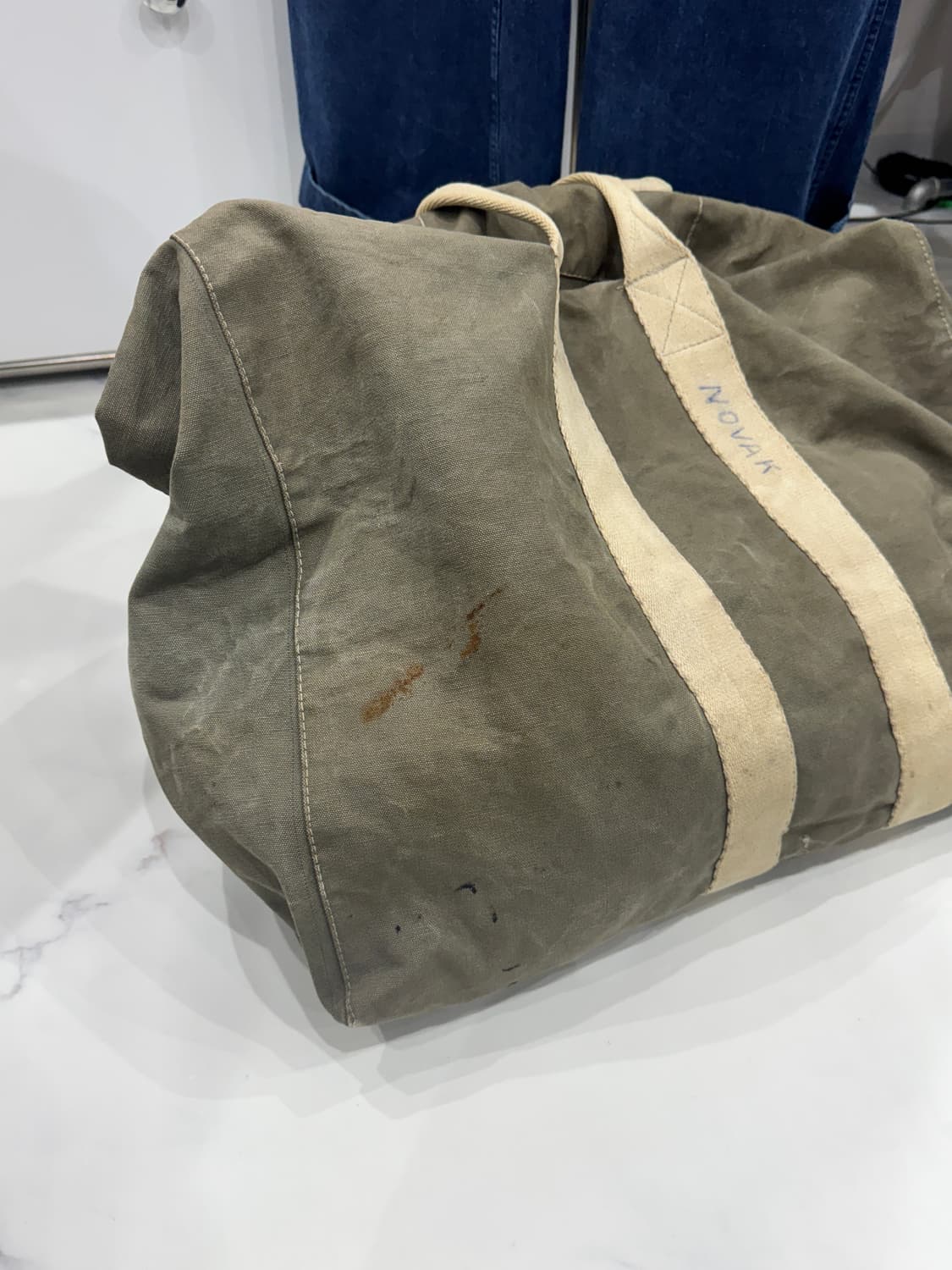 레어) 4-50s USN 미해군 비행사 킷백 상품이미지4