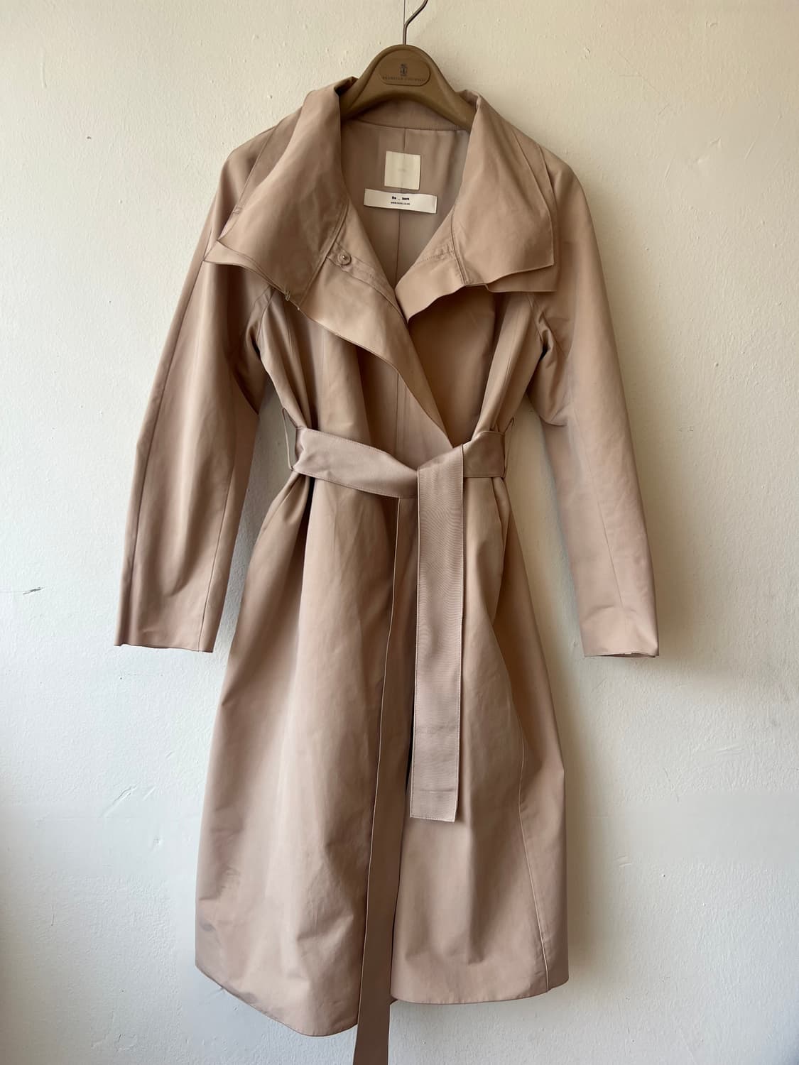 구호 여성  아이보리베이지 트렌치코트 간절기코트 상품이미지3