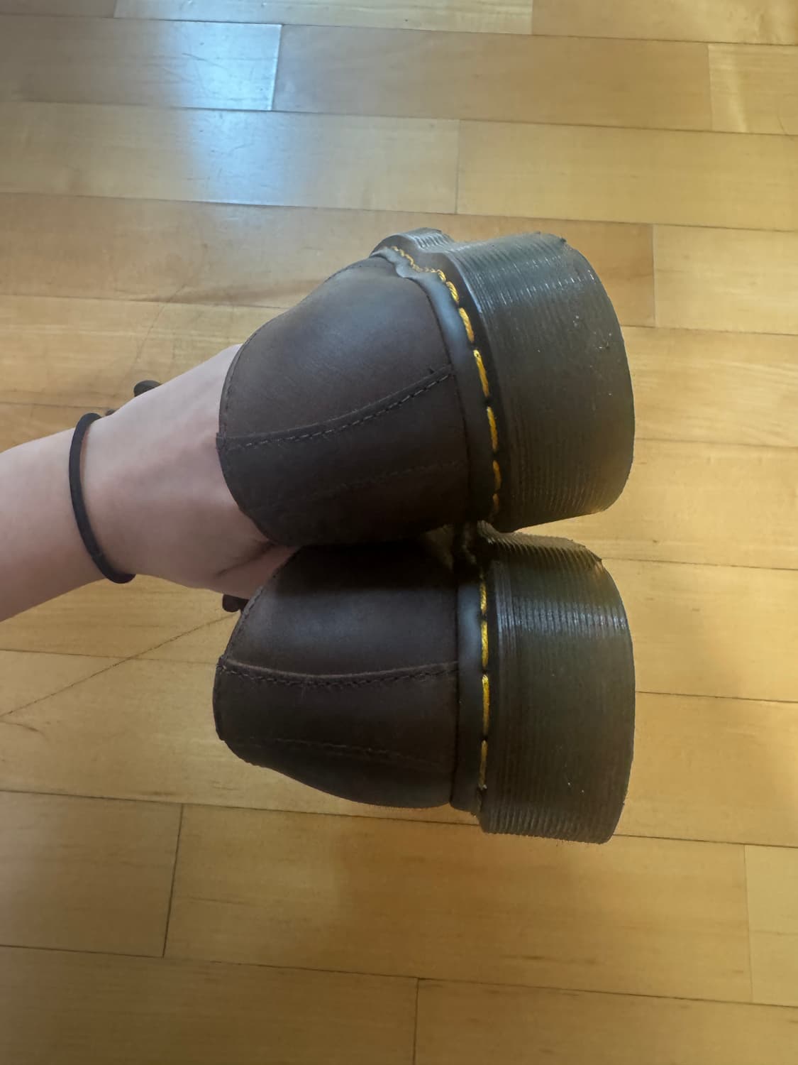 닥터마틴 크레이지홀스 1461 빈티지 브라운 245mm 상품이미지3