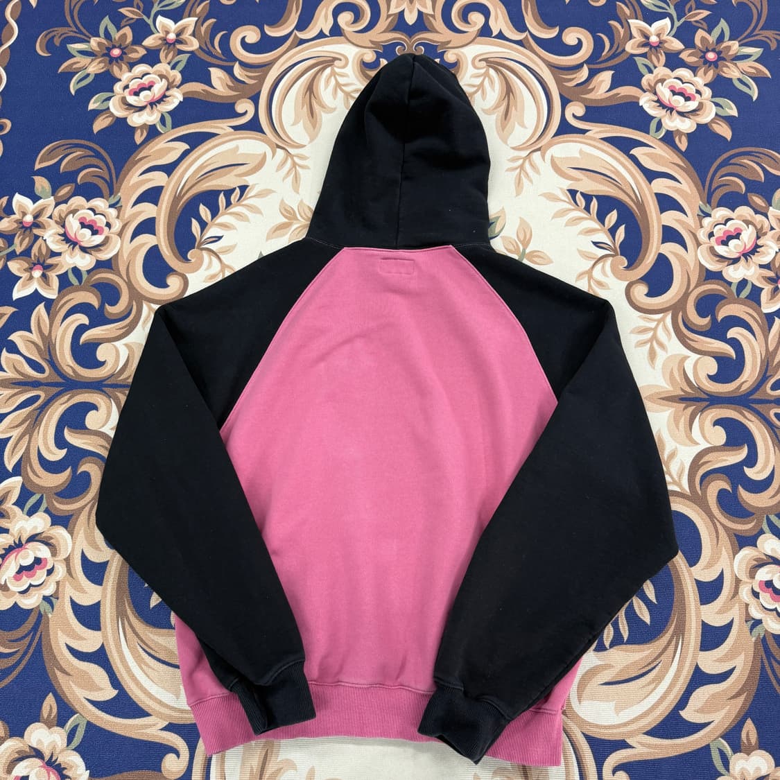 (S)필루미네이트 투톤 후드티셔츠(블랙,핑크) 상품이미지5