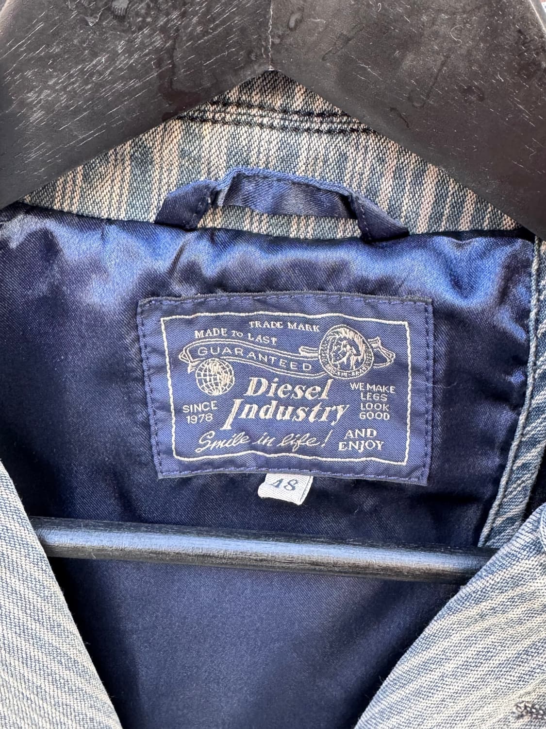 디젤 스트라이프 디트로이트 3B 데님자켓 상품이미지3