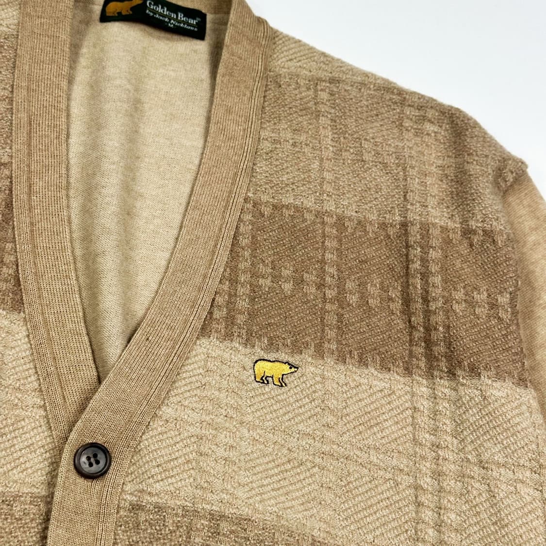 골든베어 재팬 베이지 니트 가디건 (M) 상품이미지3