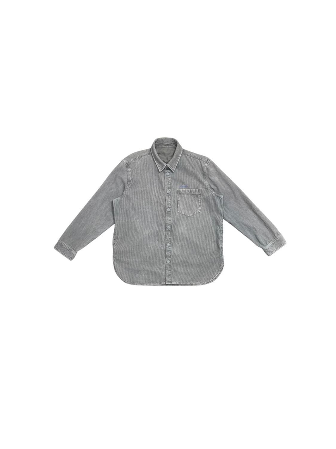 웰던 골덴 셔츠 L 멜란지 그레이 상품이미지1