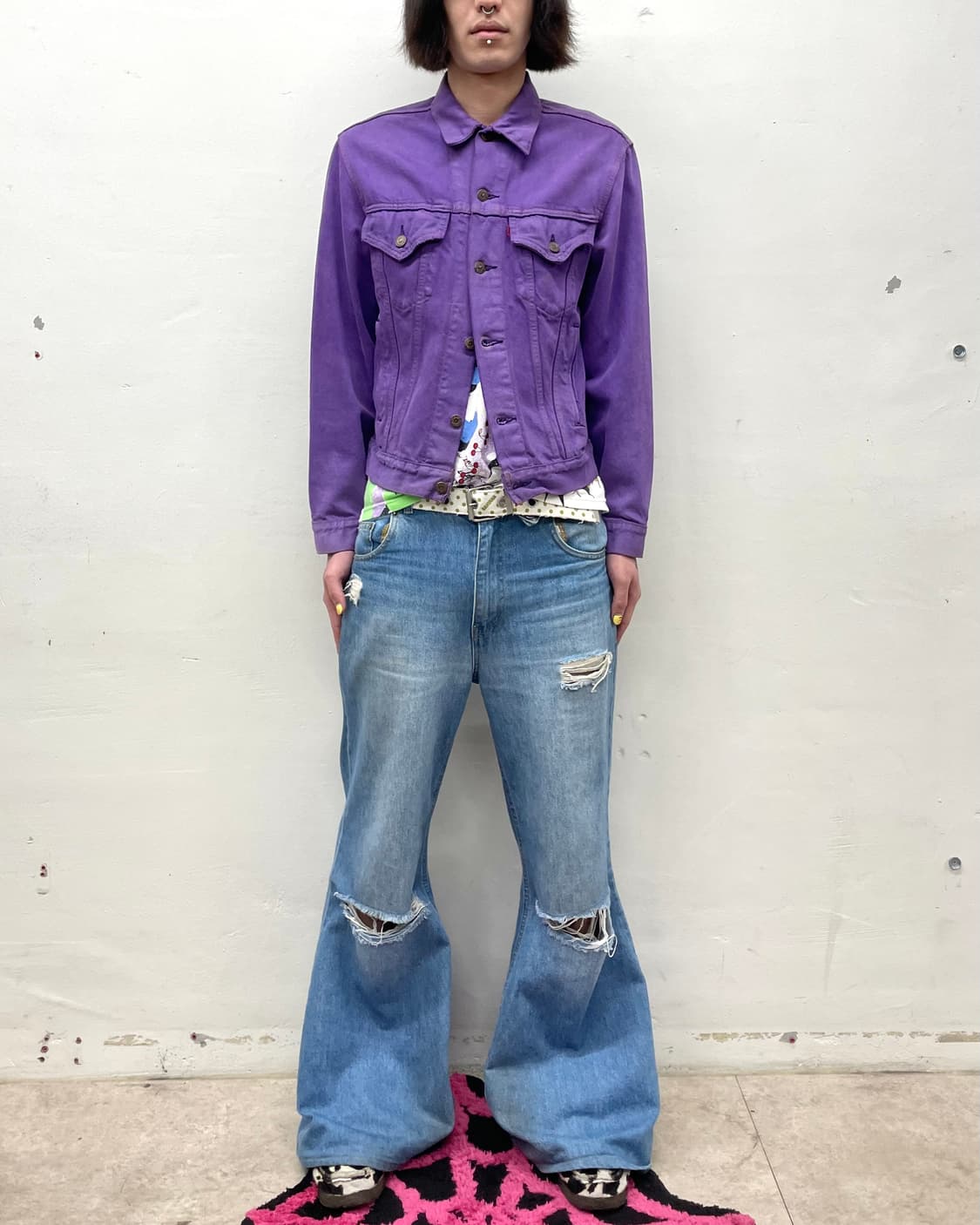 Levi's Purple Denim Jacket 상품이미지4