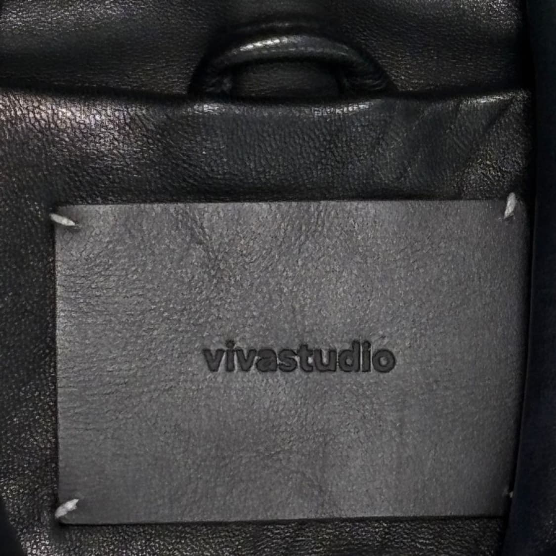 VIVASTUDIO 블랙 라이더 가죽자켓 M 상품이미지2