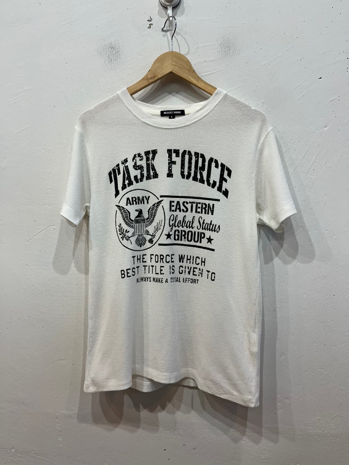 BULLET NOISE TASK FORCE 와플 반팔 티셔츠 상품이미지1