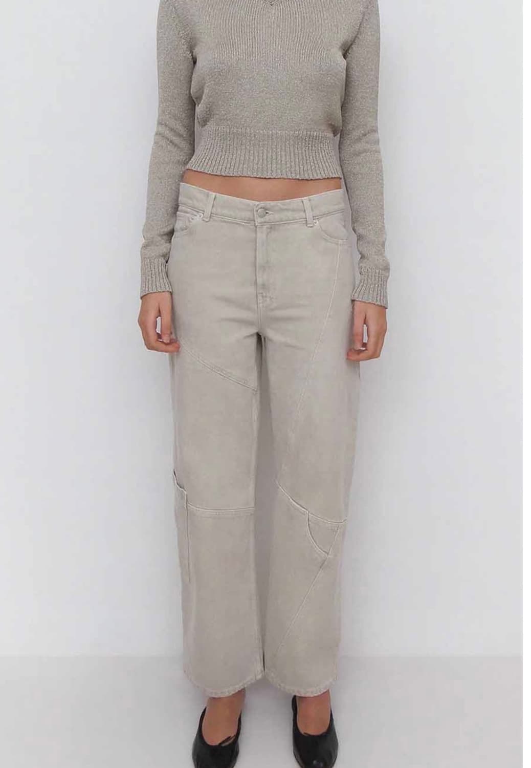 기마구아스 베벌리 팬츠 베이지 34 상품이미지1