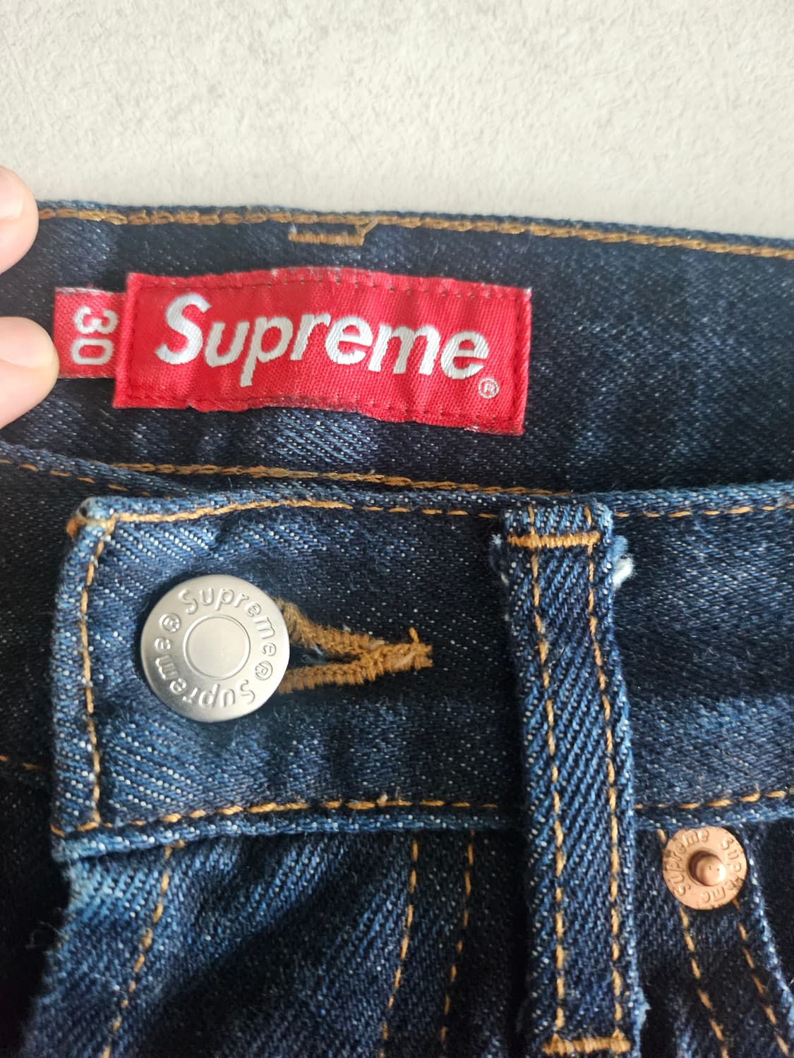 슈프림 supreme 데님팬츠
 상품이미지6