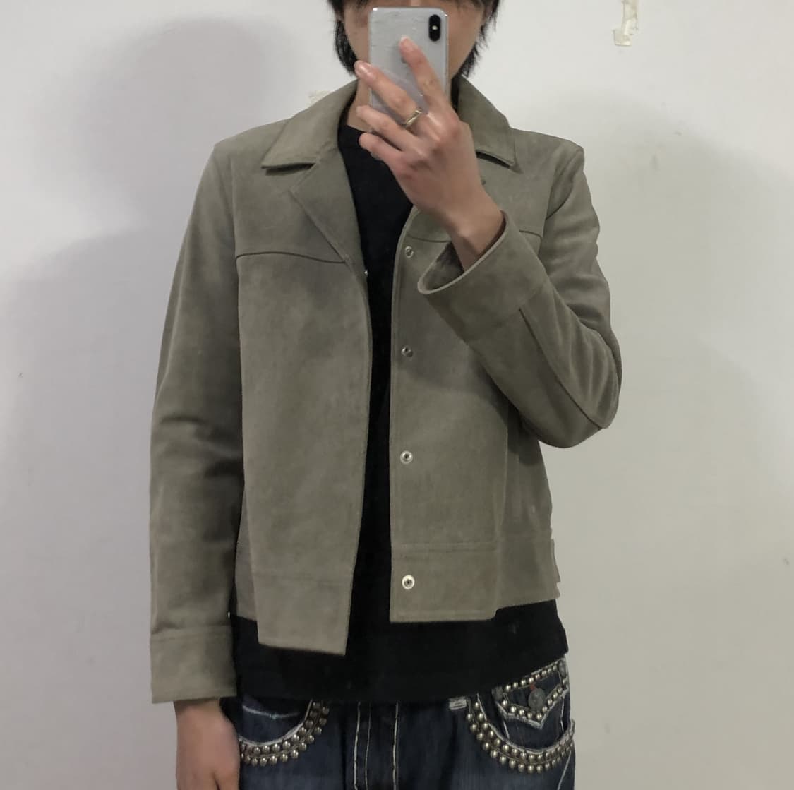 인사일런스 스웨이드 자켓 상품이미지3