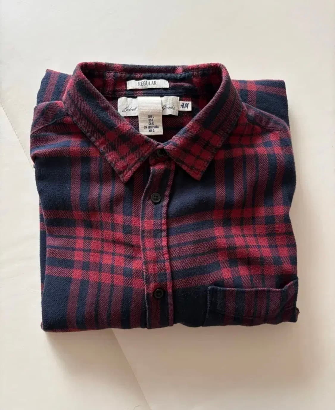 H&m 에이치앤엠 체크 셔츠 상품이미지3