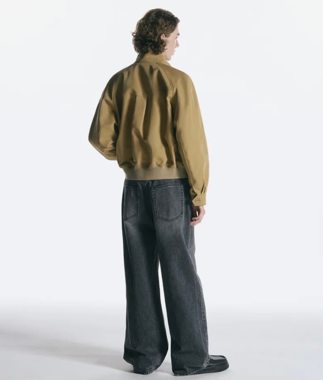 (새상품) 인사일런스 로우 웨이스트 와이드 팬츠 애쉬그레이 상품이미지4