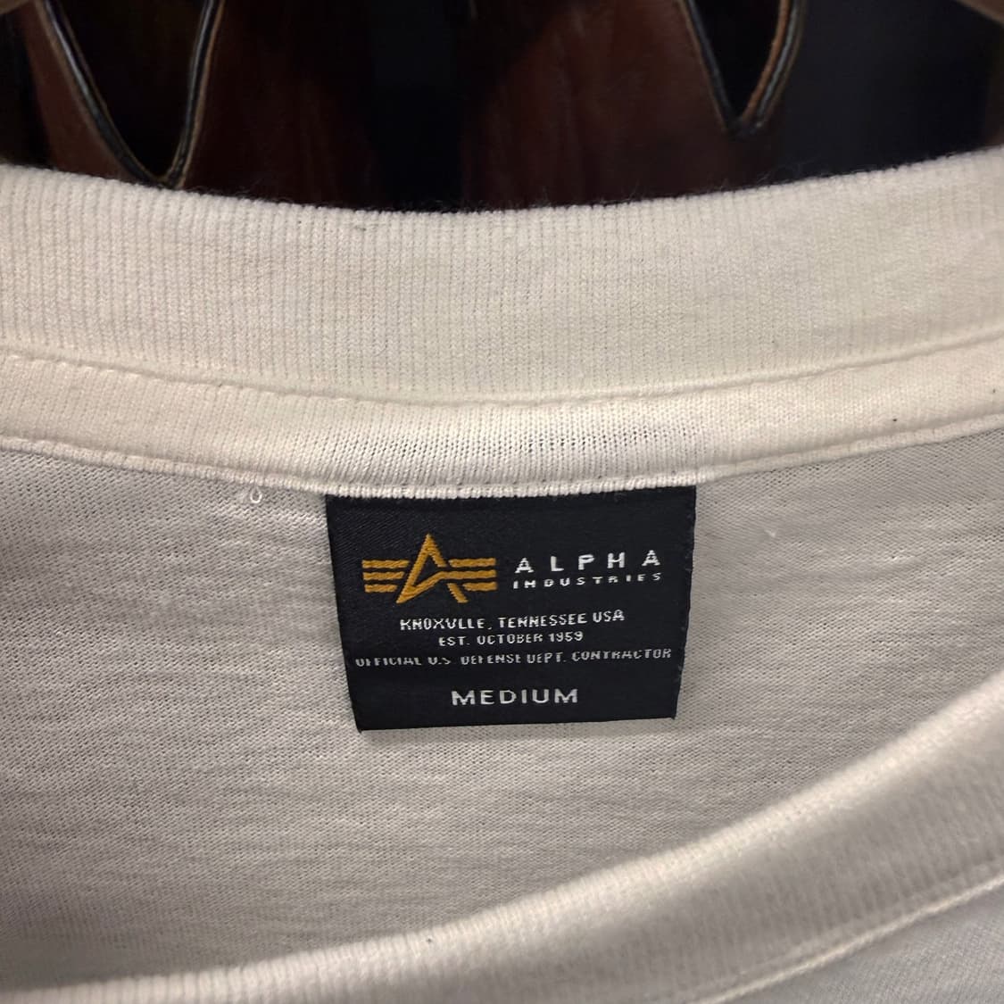 알파 인더스트리 U.S.A 로고 프린팅 반팔 티셔츠 N838 상품이미지5