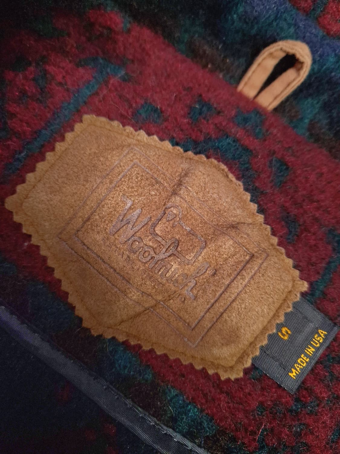 새제품 90's 오리지날 미국제조 울리치 나바호 울 블랭킷 코트 상품이미지5