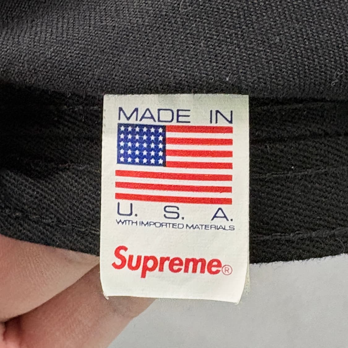 슈프림 캠프캡 블랙 상품이미지4