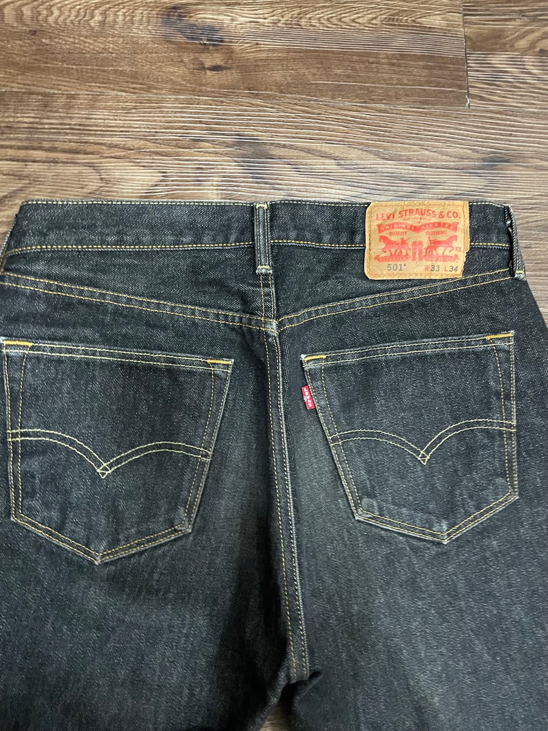 리바이스 501 흑청팬츠 상품이미지10