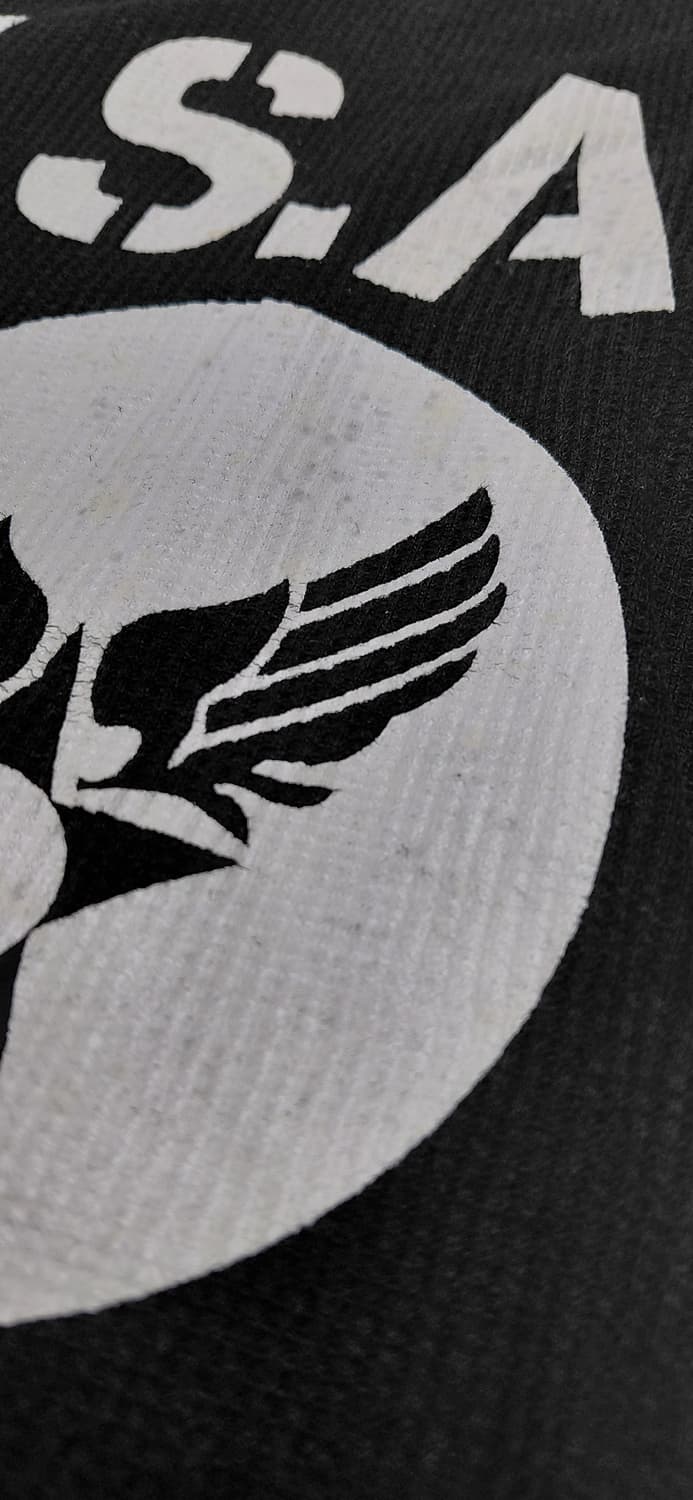 [3L] Volcanic USAF 툴레 공군기지 빈티지 와플 티셔츠 상품이미지9