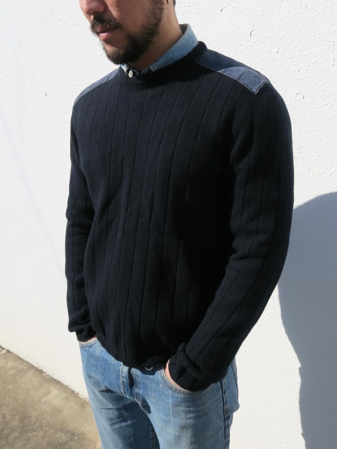 던힐 스웨이드 이태리 니트 상품이미지1