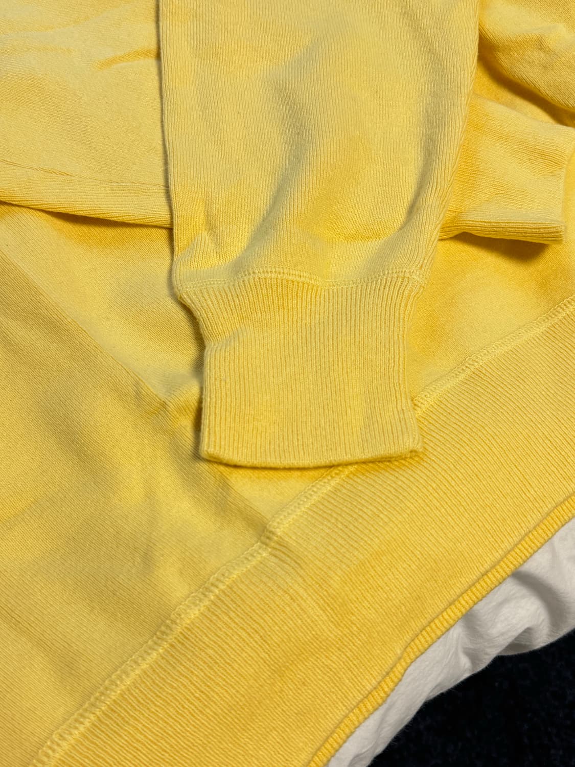 폴로 랄프로렌 맨투맨 옐로우 M (콤드 코튼 니트스웨터) 상품이미지6