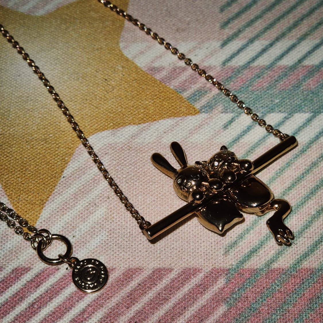 09s 마크제이콥스 로즈 골드 토끼&고양이 목걸이 상품이미지9