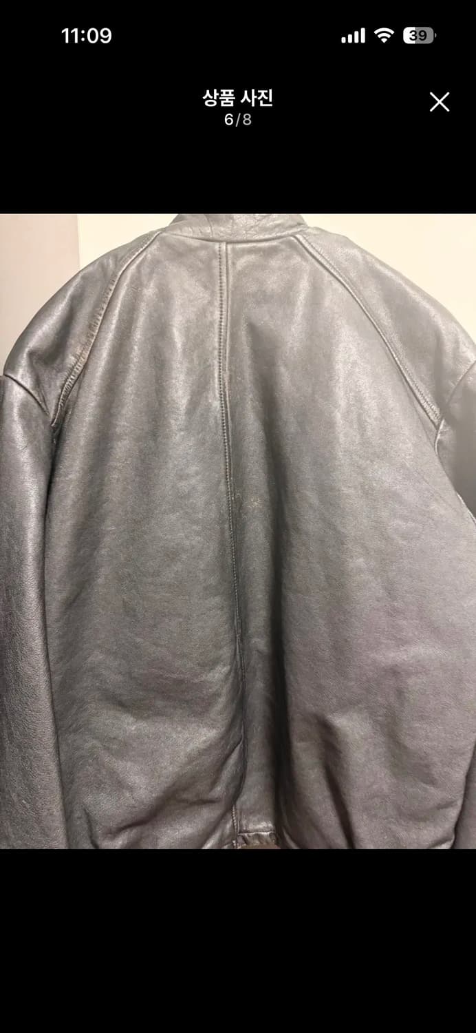 오토매틱포더피플 파이핑 레더자켓 2사이즈 상품이미지7