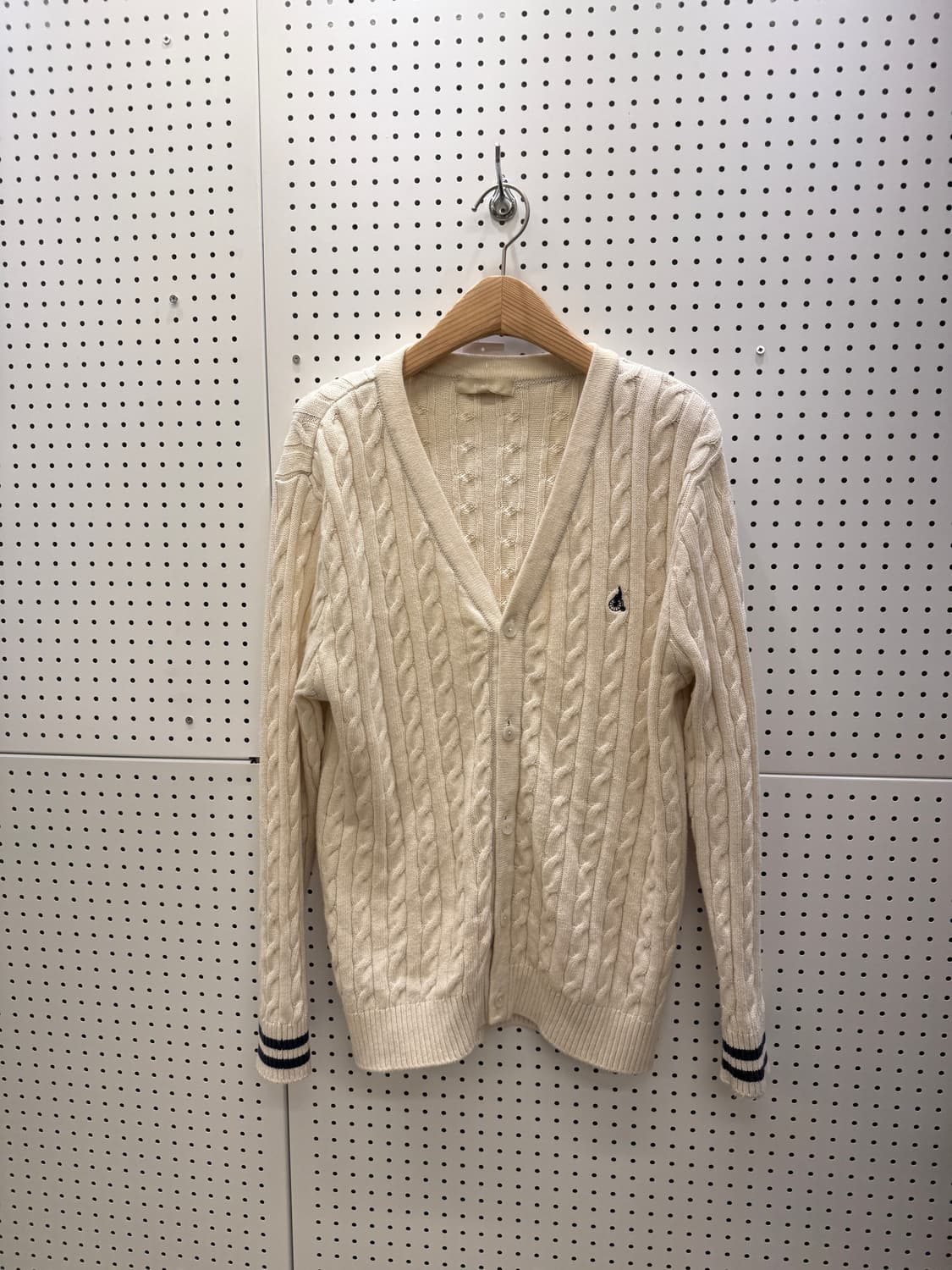 빈폴 케이블 아이보리 가디건  U18 상품이미지2